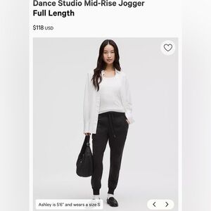 Lululemon Mid-Rise Joggers